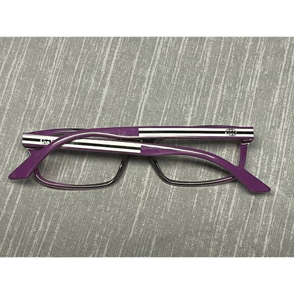 GUCCI GG 3181 732 140mm Purple Rectangle Eyeglasses Frames Designer PreOwned - Picture 3 of 5